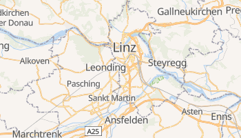 Mapa online de Linz para viajantes