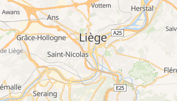Mapa online de Liège para viajantes