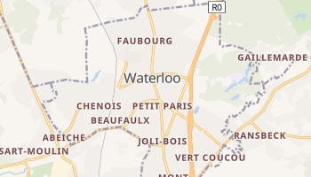 Mapa online de Waterloo para viajantes