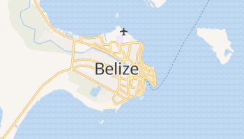 Mapa online de Belize para viajantes
