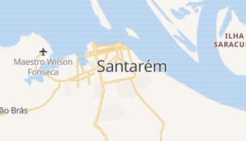 Mapa online de Santarém para viajantes