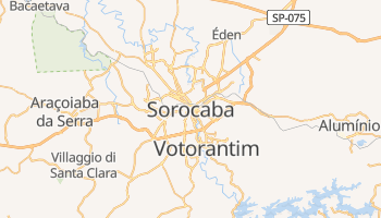 Mapa online de Sorocaba para viajantes