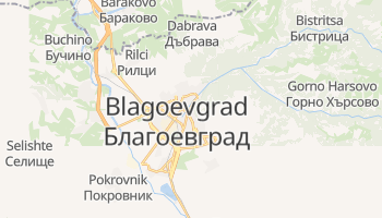 Mapa online de Blagoevgrad para viajantes