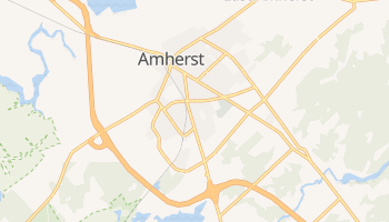 Mapa online de Amherst para viajantes