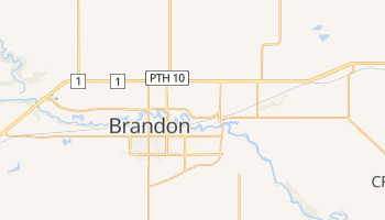 Mapa online de Brandon para viajantes