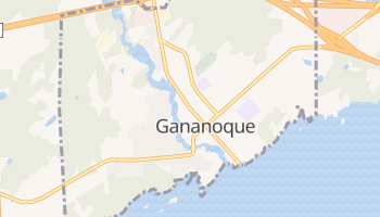Mapa online de Gananoque para viajantes