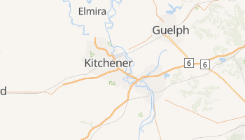 Mapa online de Kitchener para viajantes
