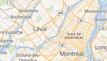 Mapa online de Laval para viajantes