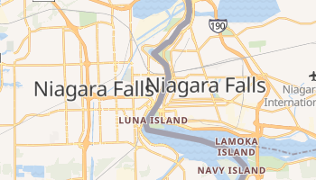 Mapa online de Niagara Falls para viajantes