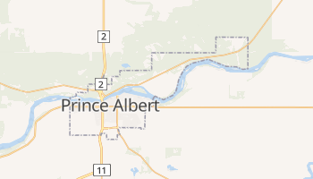 Mapa online de Prince Albert para viajantes