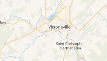 Mapa online de Victoriaville para viajantes