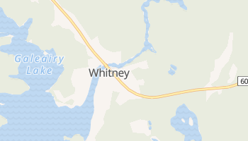 Mapa online de Whitney para viajantes