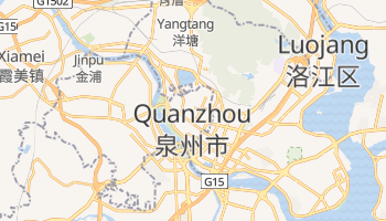 Mapa online de Quanzhou para viajantes