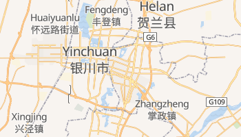 Mapa online de Yinchuan para viajantes