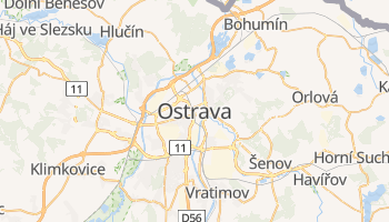 Mapa online de Ostrava para viajantes