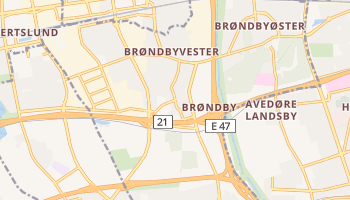 Mapa online de Brøndby para viajantes