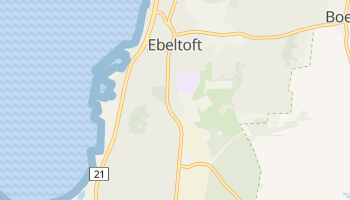 Mapa online de Ebeltoft para viajantes