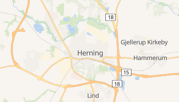 Mapa online de Herning para viajantes