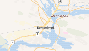 Mapa online de Rovaniemi para viajantes
