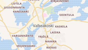 Mapa online de Valkeakoski para viajantes