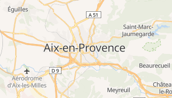 Mapa online de Aix-en-Provence para viajantes