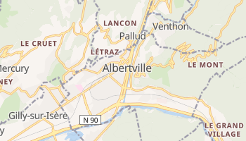 Mapa online de Albertville para viajantes