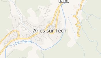 Mapa online de Arles para viajantes