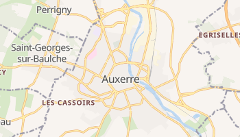 Mapa online de Auxerre para viajantes