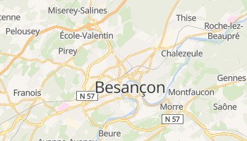 Mapa online de Besançon para viajantes