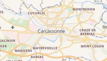 Mapa online de Carcassonne para viajantes