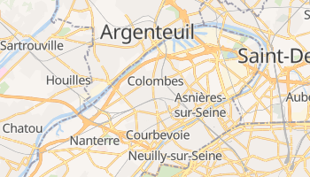 Mapa online de Colombes para viajantes