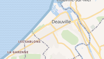 Mapa online de Deauville para viajantes
