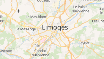 Mapa online de Limoges para viajantes