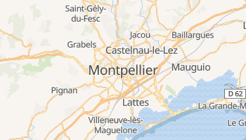 Mapa online de Montpellier para viajantes