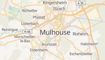 Mapa online de Mulhouse para viajantes