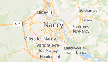 Mapa online de Nancy para viajantes