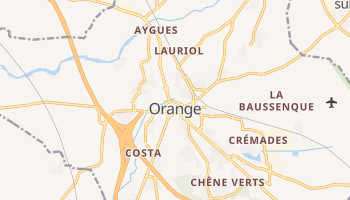 Mapa online de Orange para viajantes