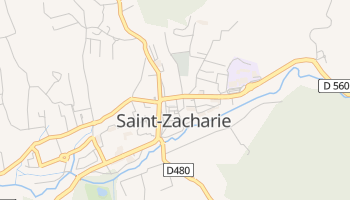 Mapa online de Saint-Zacharie para viajantes