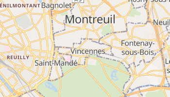 Mapa online de Vincennes para viajantes