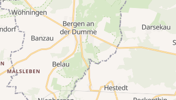 Mapa online de Bergen para viajantes