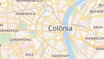 Mapa online de Colônia para viajantes
