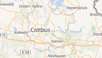 Mapa online de Cottbus para viajantes