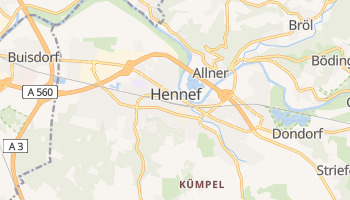 Mapa online de Hennef para viajantes