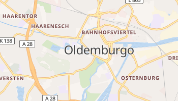 Mapa online de Oldemburgo para viajantes