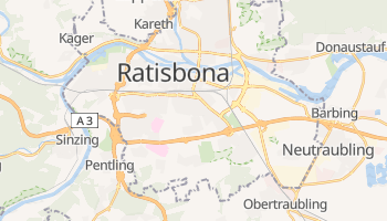 Mapa online de Ratisbona para viajantes