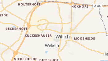 Mapa online de Willich para viajantes