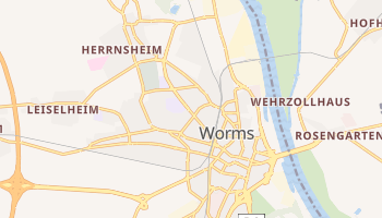 Mapa online de Worms para viajantes