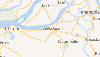 Mapa online de Goa para viajantes