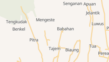 Mapa online de Bali para viajantes