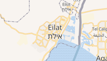 Mapa online de Eilat para viajantes